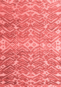 Abstract Red Modern Rug, abs4861red