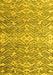 Abstract Yellow Modern Rug, abs4861yw