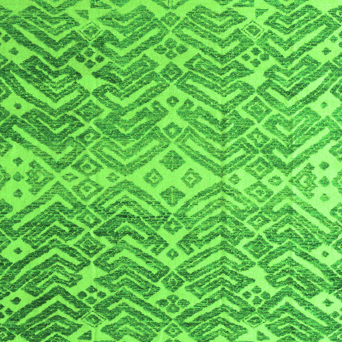 Machine Washable Abstract Green Modern Area Rugs, wshabs4861grn