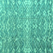 Square Machine Washable Abstract Turquoise Modern Area Rugs, wshabs4861turq