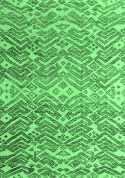 Abstract Emerald Green Modern Rug, abs4861emgrn