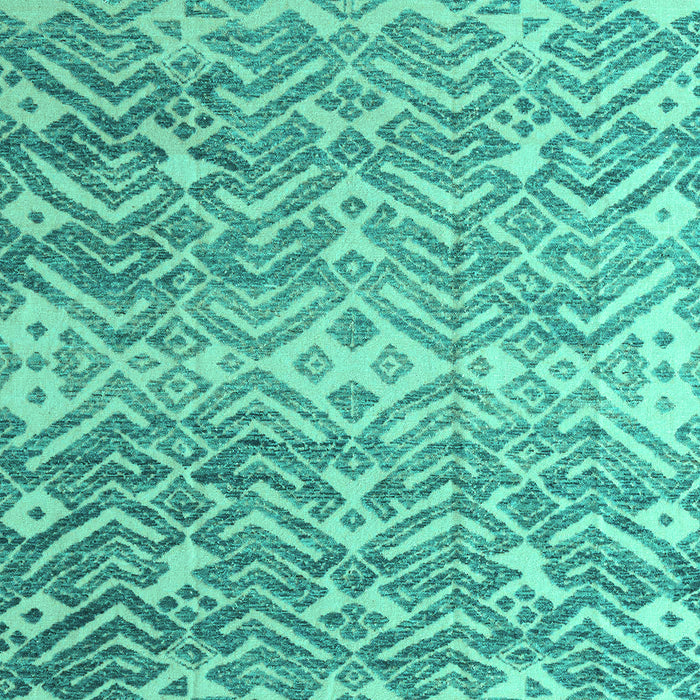Machine Washable Abstract Turquoise Modern Area Rugs, wshabs4861turq