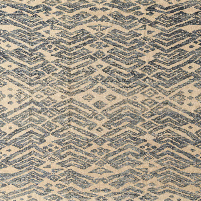 Square Abstract Army Brown Modern Rug, abs4861