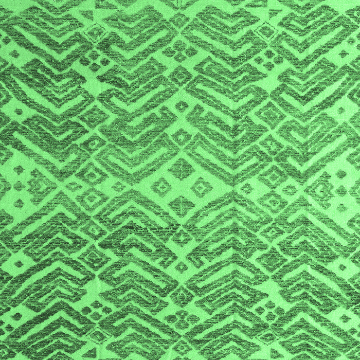 Machine Washable Abstract Emerald Green Modern Area Rugs, wshabs4861emgrn