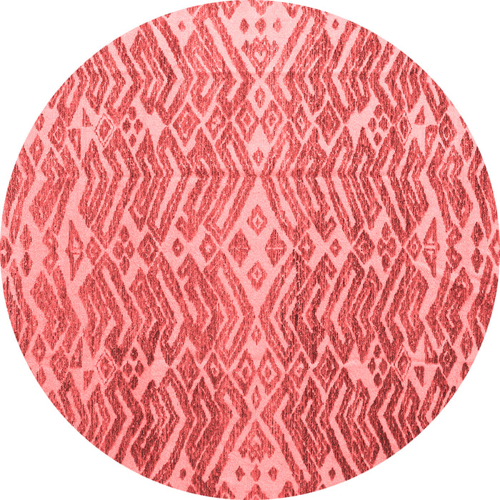 Machine Washable Abstract Red Modern Rug, wshabs4861red