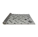 Sideview of Abstract Gray Modern Rug, abs4862gry