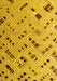 Machine Washable Abstract Yellow Modern Rug, wshabs4862yw