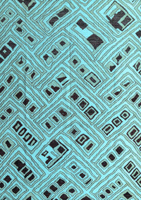 Abstract Light Blue Modern Rug, abs4862lblu