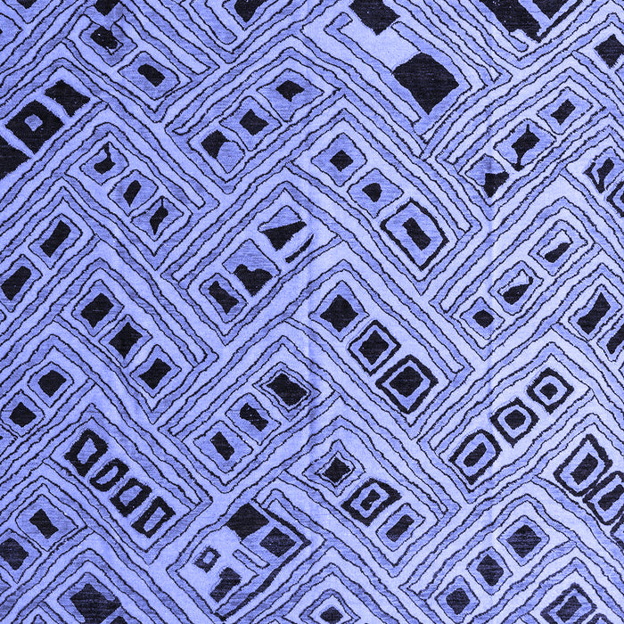 Abstract Blue Modern Rug, abs4863blu