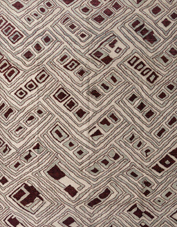 Abstract Tan Brown Modern Rug, abs4863