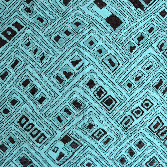 Abstract Light Blue Modern Rug, abs4863lblu