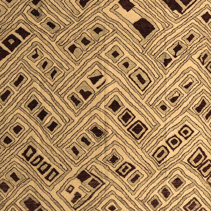 Machine Washable Abstract Brown Modern Rug, wshabs4863brn