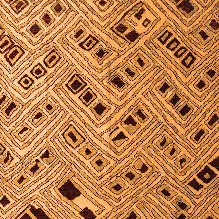 Abstract Orange Modern Rug, abs4863org