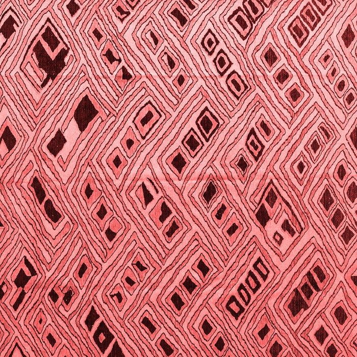 Machine Washable Abstract Red Modern Rug, wshabs4863red
