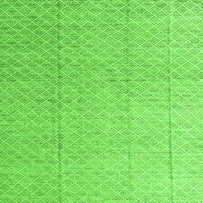 Square Machine Washable Solid Green Modern Area Rugs, wshabs4864grn