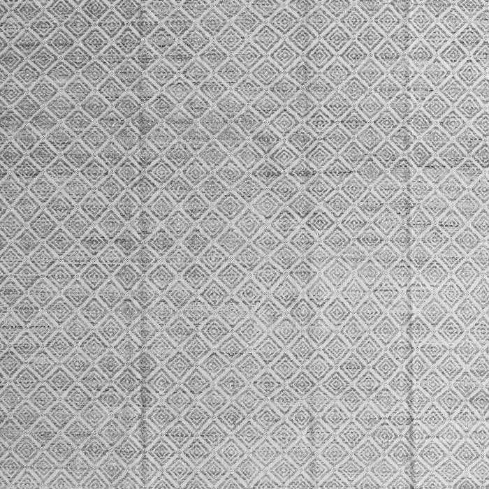 Machine Washable Solid Gray Modern Rug, wshabs4864gry