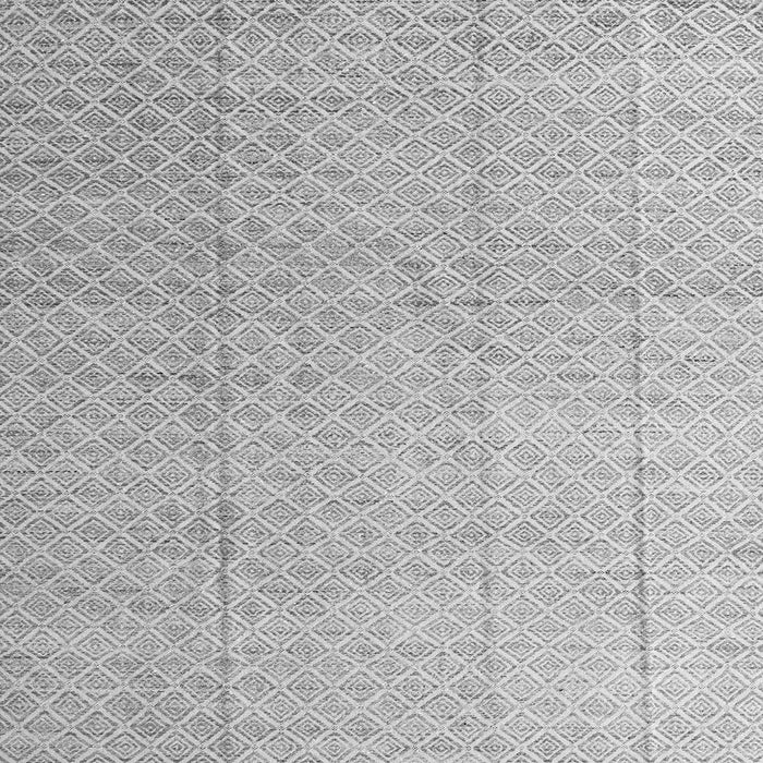 Square Solid Gray Modern Rug, abs4864gry