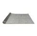 Sideview of Solid Gray Modern Rug, abs4864gry