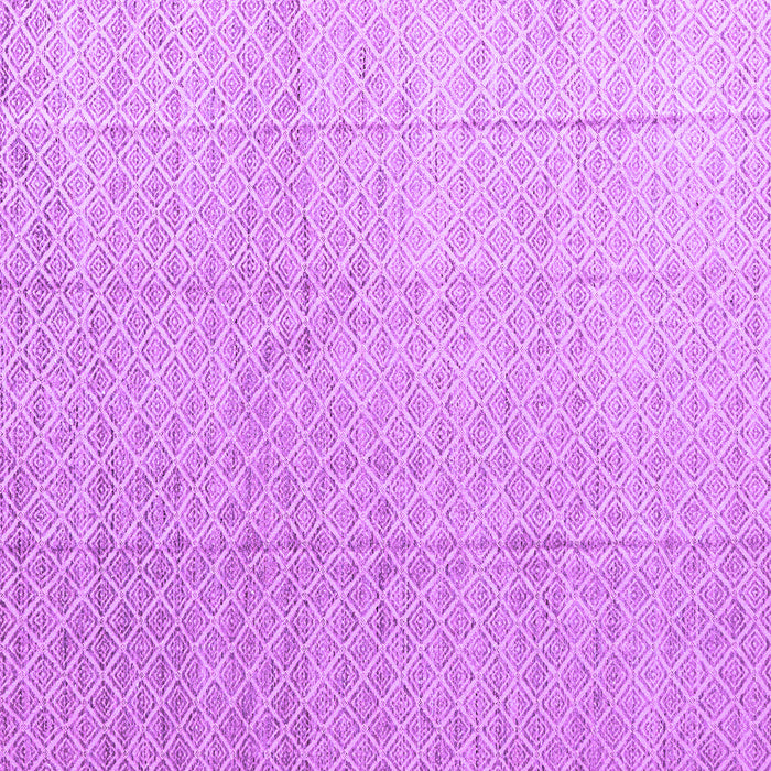 Square Machine Washable Solid Purple Modern Area Rugs, wshabs4864pur