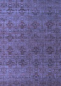 Abstract Blue Modern Rug, abs4865blu