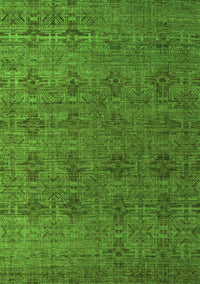 Abstract Green Modern Rug, abs4865grn