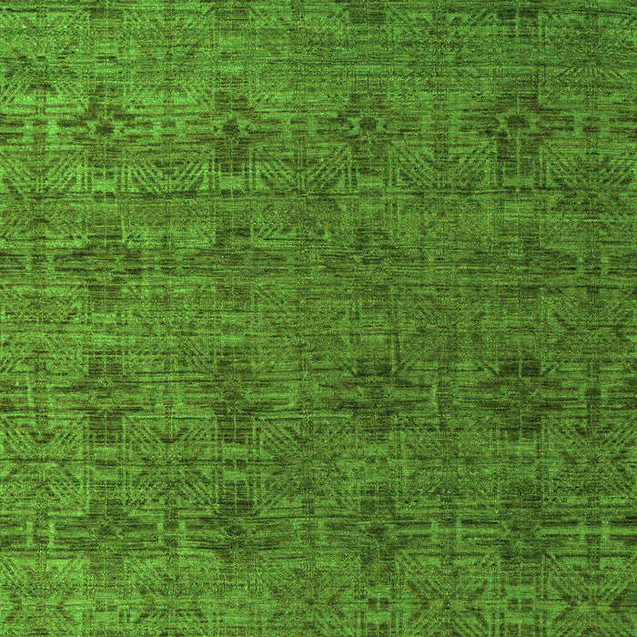 Abstract Green Modern Rug, abs4865grn