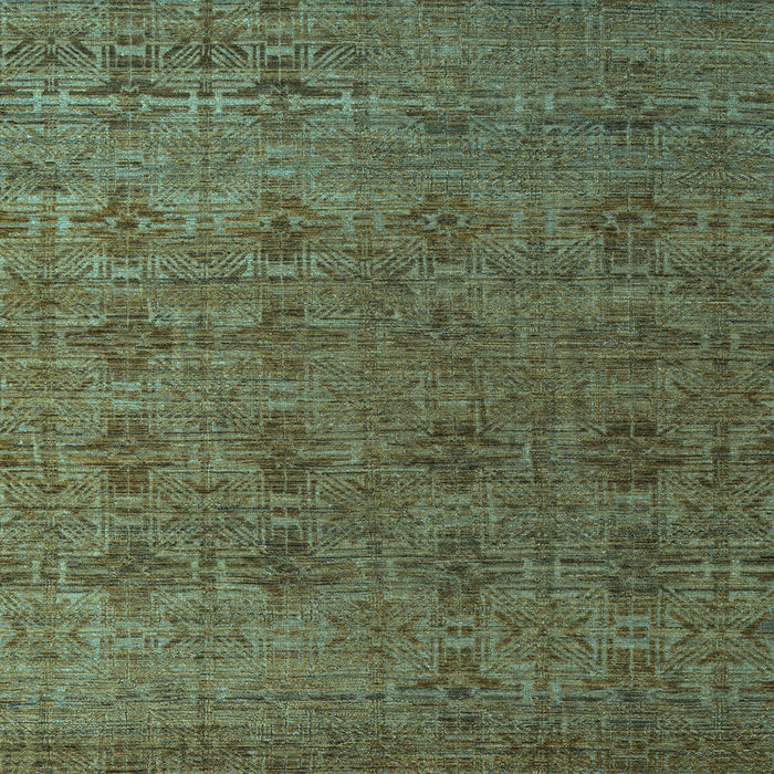 Square Abstract Light Blue Modern Rug, abs4865lblu