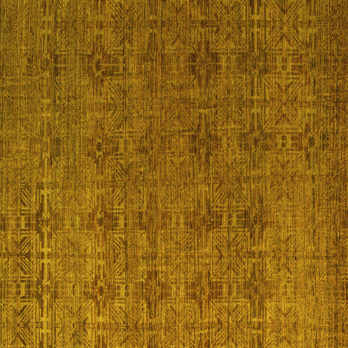 Square Abstract Yellow Modern Rug, abs4865yw