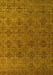 Abstract Yellow Modern Rug, abs4865yw