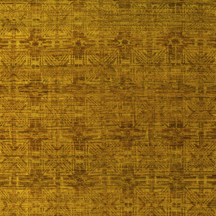 Machine Washable Abstract Yellow Modern Rug, wshabs4865yw
