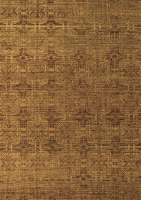 Abstract Brown Modern Rug, abs4865brn