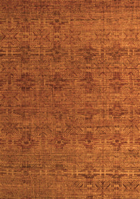 Abstract Orange Modern Rug, abs4865org