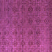 Square Abstract Purple Modern Rug, abs4865pur