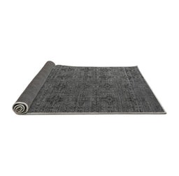 Sideview of Abstract Gray Modern Rug, abs4865gry
