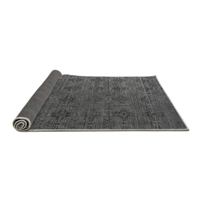 Sideview of Abstract Gray Modern Rug, abs4865gry