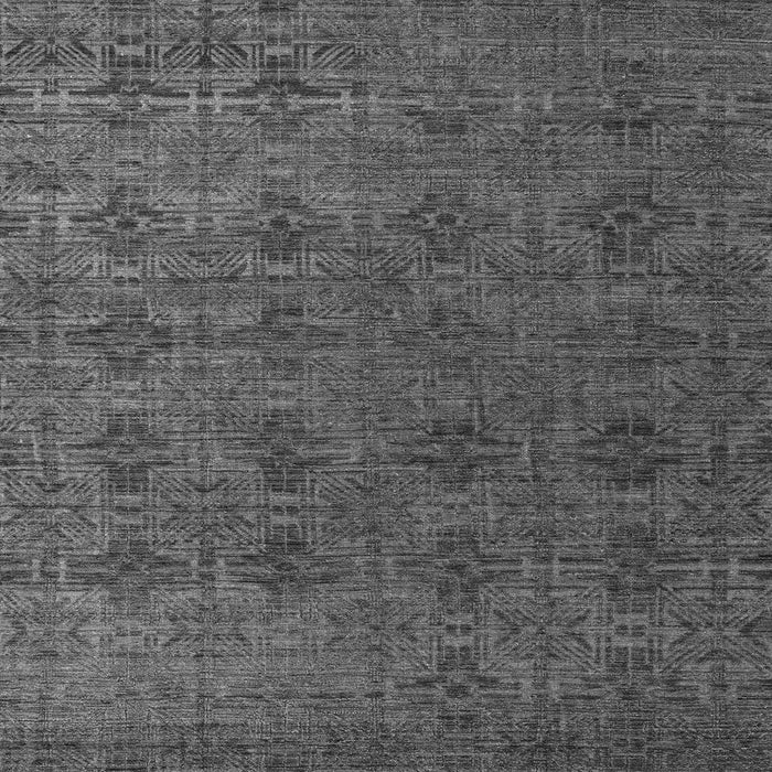 Square Machine Washable Abstract Gray Modern Rug, wshabs4865gry