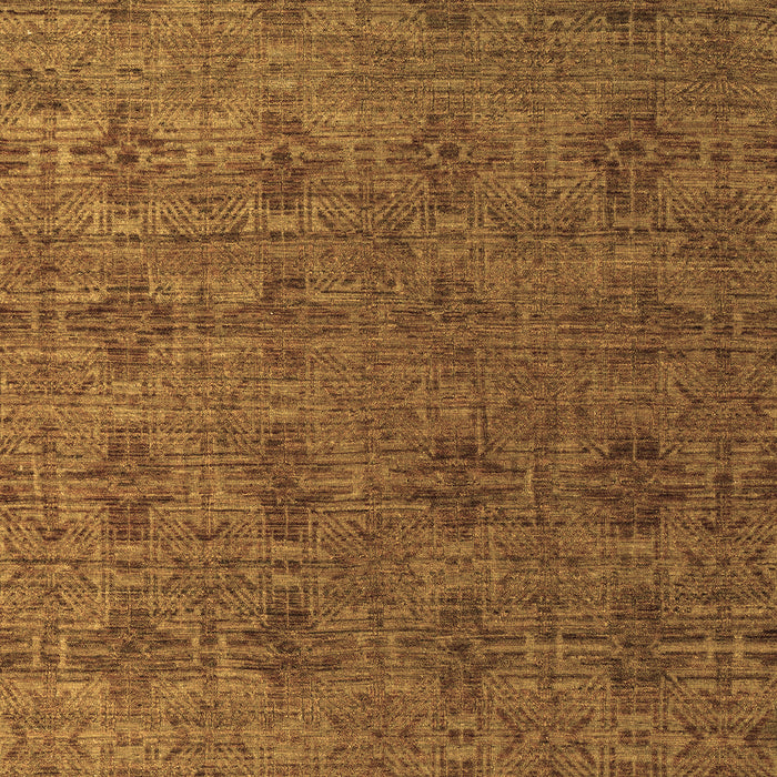 Machine Washable Abstract Brown Modern Rug, wshabs4865brn