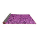 Sideview of Abstract Pink Modern Rug, abs4866pnk