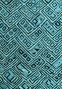 Abstract Light Blue Modern Rug, abs4866lblu