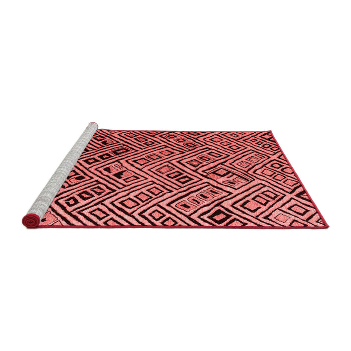 Modern Red Washable Rugs