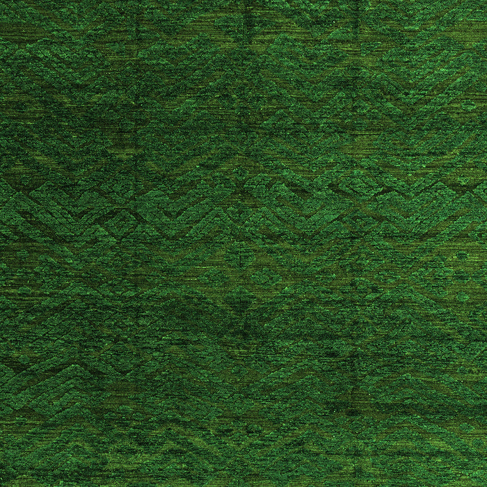 Machine Washable Abstract Green Modern Area Rugs, wshabs4867grn