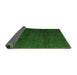 Sideview of Abstract Green Modern Rug, abs4867grn