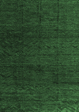 Abstract Emerald Green Modern Rug, abs4867emgrn