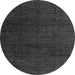 Round Machine Washable Abstract Gray Modern Rug, wshabs4867gry