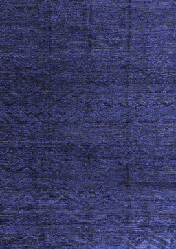 Abstract Blue Modern Rug, abs4867blu