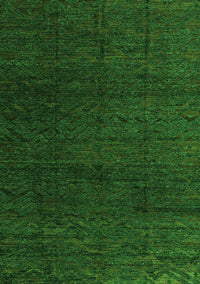 Abstract Green Modern Rug, abs4867grn