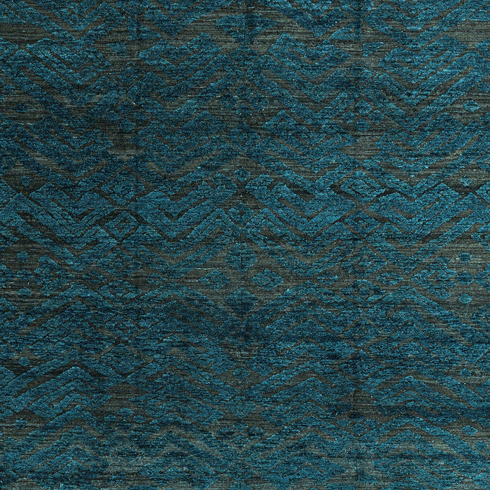 Abstract Light Blue Modern Rug, abs4867lblu