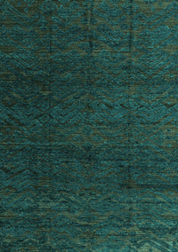 Abstract Turquoise Modern Rug, abs4867turq