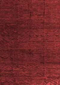 Abstract Red Modern Rug, abs4867red