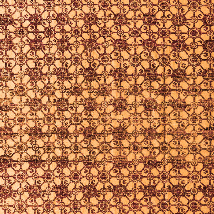 Abstract Orange Modern Rug, abs4868org